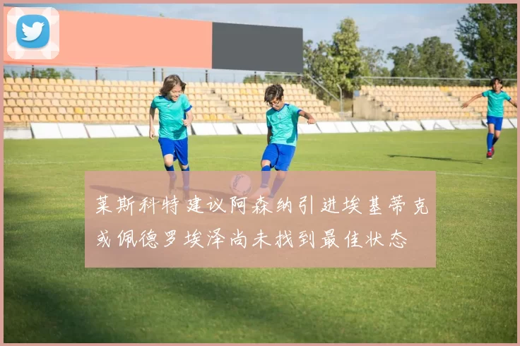 莱斯科特建议阿森纳引进埃基蒂克或佩德罗埃泽尚未找到最佳状态